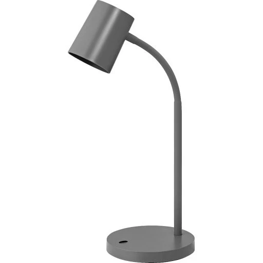 Osram Trapezium skrivebordslampe, grå, fleksibel arm