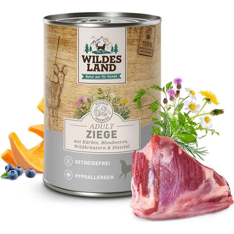 Wildes Land Classic Ged Dåsemad til Hunde, 400g