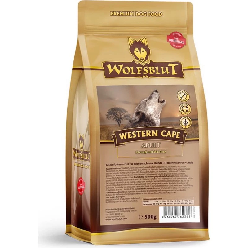 WolfsBlut Western Cape Adult med struds, 400g