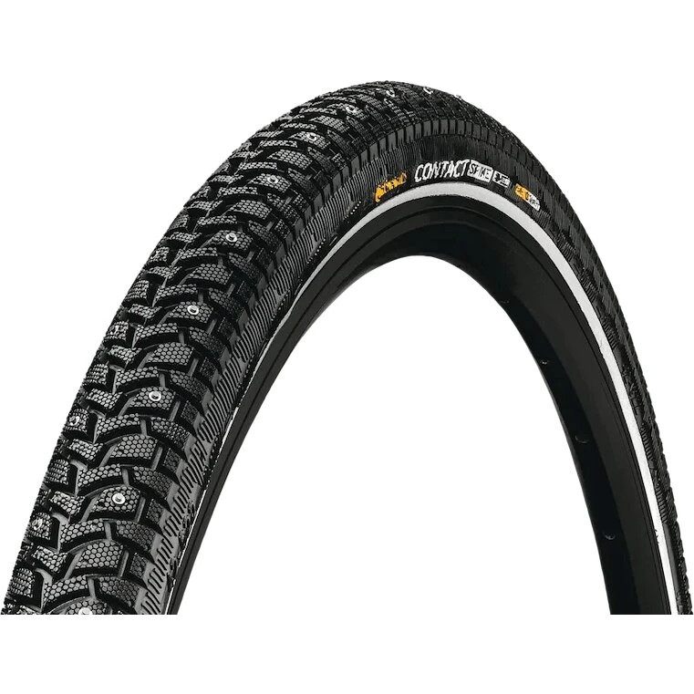 Continental Contact Spike 700x32c 120 pigge, sort med refleks