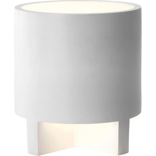 Astro Martello bordlampe, højde 18 cm, gips, malebar