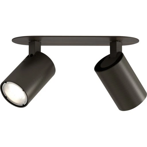 Astro Ascoli Twin spotlampe, 2 spots, bronze