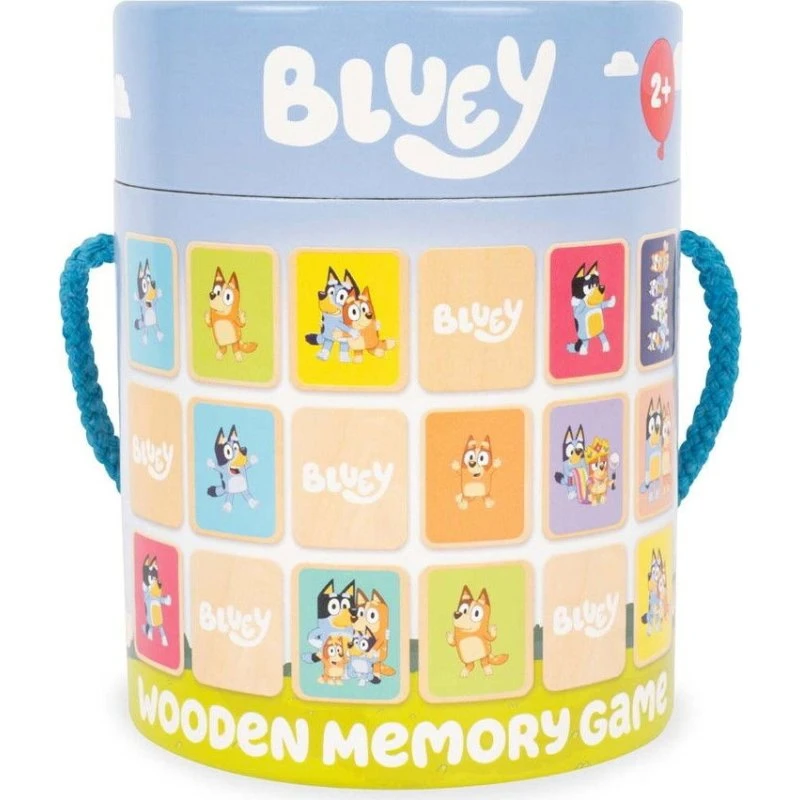 Bluey - Vendespil, Memoryspil for børn fra 2 år