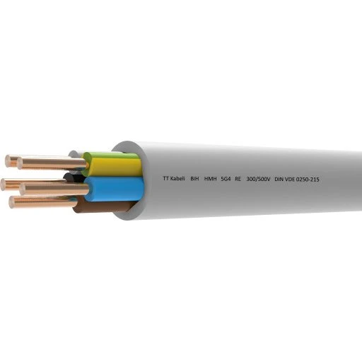 HMH-J 5G4 RE Eca, halogenfrit installationskabel 4 mm²