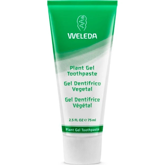 Weleda Plant Gel Tandpasta 75 ml, Vegetabilsk, Følsomt Tandkød