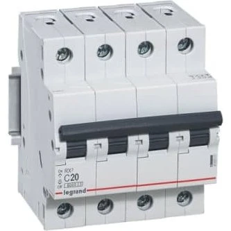 Legrand RX3 C10 4P automatsikring 6kA