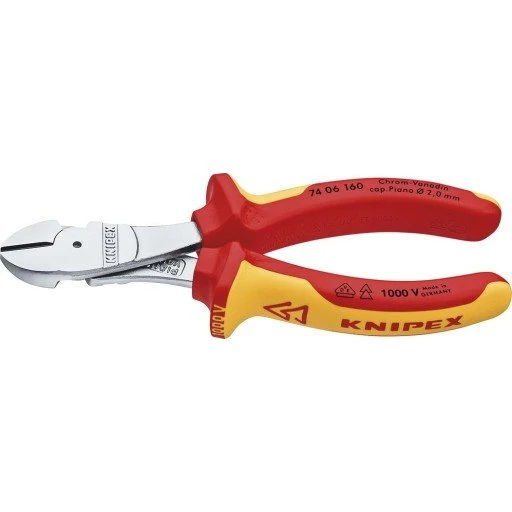 KNIPEX Kraft-Bidetang 160 mm, Isolerede Greb, 1000 V