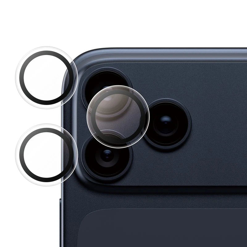 PanzerGlass SAFE. Kameralinsebeskytter Transparent iPhone 16 Pro/16 Pro Max/17 Pro/17 Pro Max