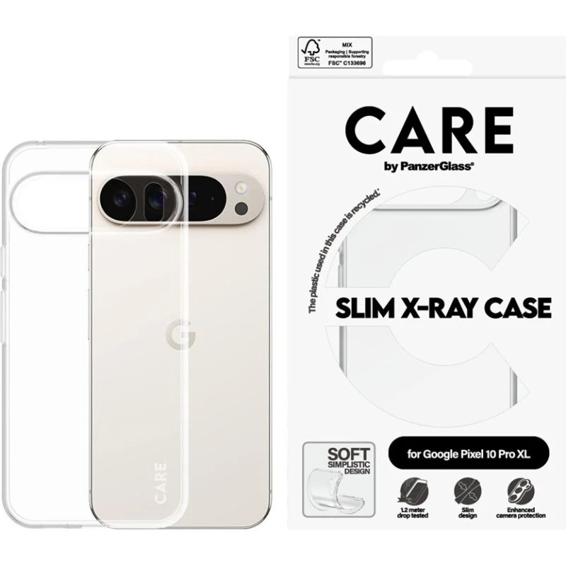 PanzerGlass CARE Transparent X-Ray Soft Case for Google Pixel 10 Pro XL