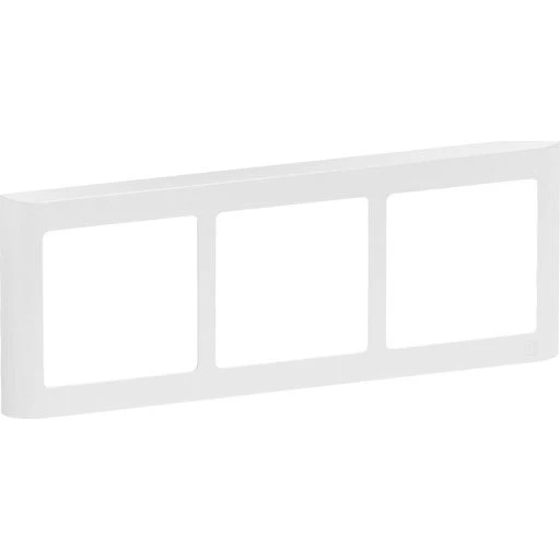 Fuga Soft 63 ramme vandret 3x1, hvid