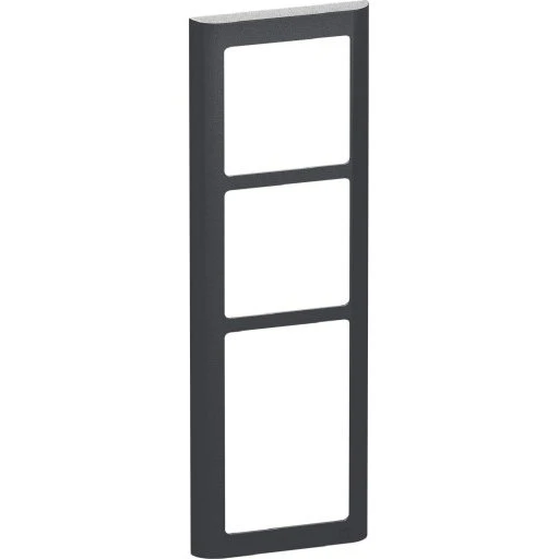 LK Fuga Soft 63 ramme, 3,5 modul, koksgrå