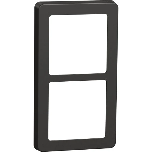 LK Fuga Base 63 ramme 2x1 modul, koksgrå