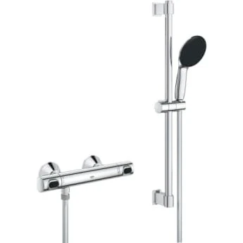 Grohe Precision Flow Brusesæt 600 1/2" Krom