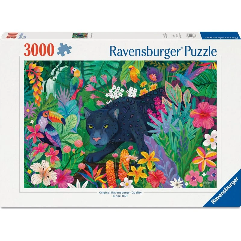 Ravensburger Panther in Flowery Jungle 3000p
