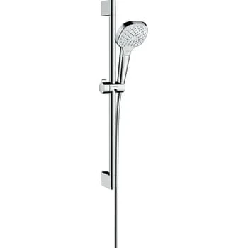 Hansgrohe Croma Select E Vario Brusesæt 65 cm, Hvid/Krom