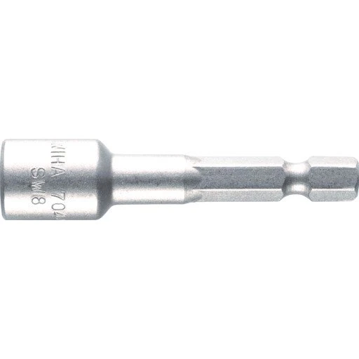 Wiha Krafttopnøgleindsats 6-kant 10x55mm, 1/4"