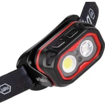 Wiha 500 Lumen Genopladelig Pandelampe med Sensor