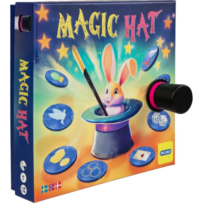 Peliko Magic Hat – Huskespil med magnetisk hat
