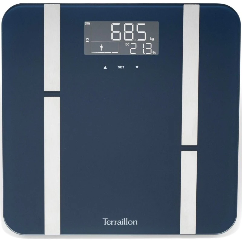 Terraillon X-LINE FIT BMI Vægt, USB-C, 8 brugere
