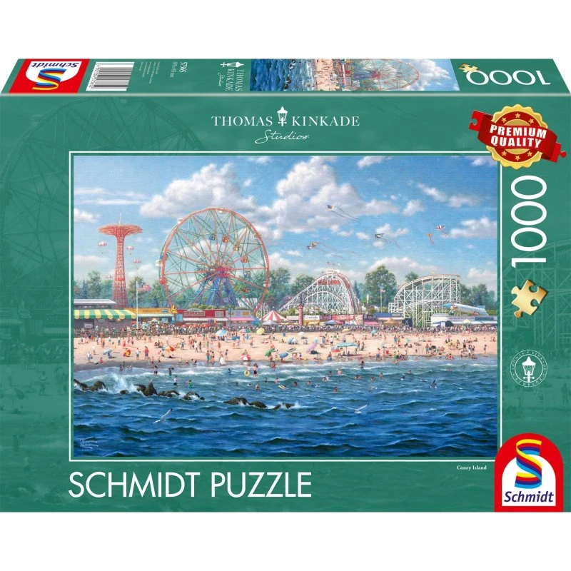 Schmidt Puzzles Thomas Kinkade Coney Island, 1000 brikker
