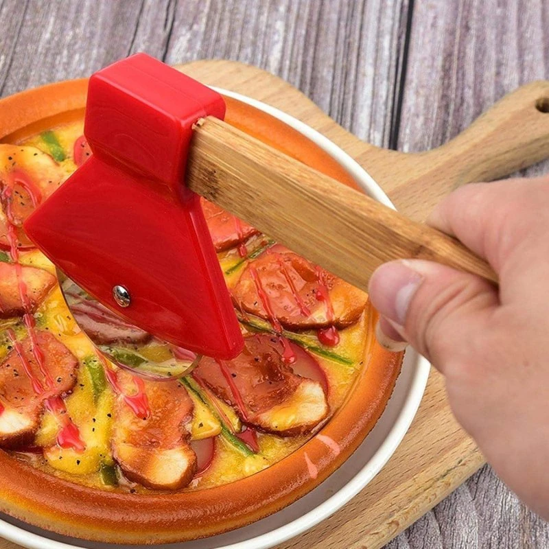 Smart Pizzakniv Rød 18 cm