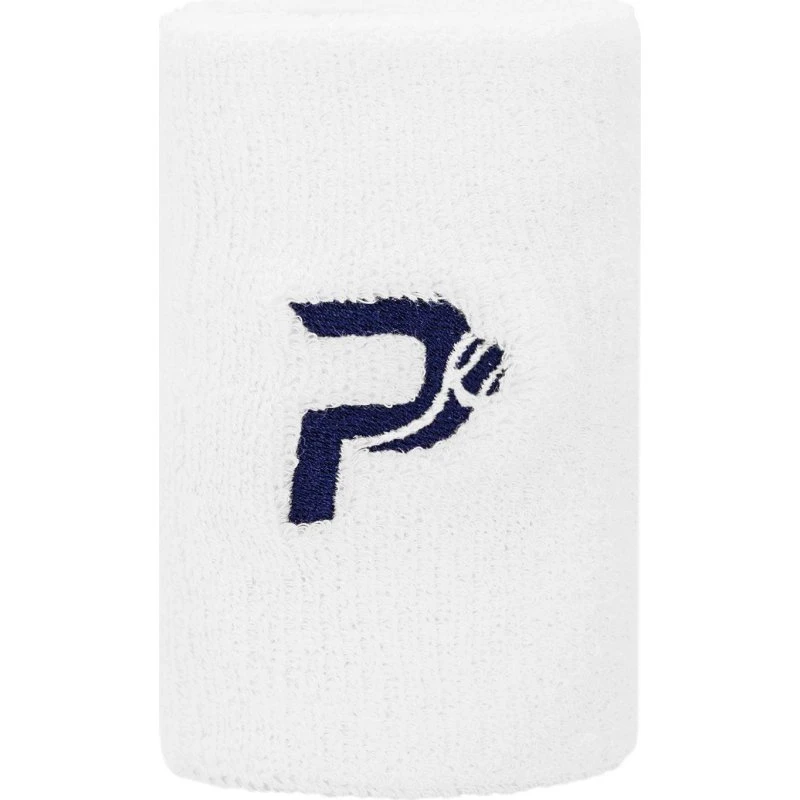 Padelnest Svedbånd Hvid med Blåt Logo