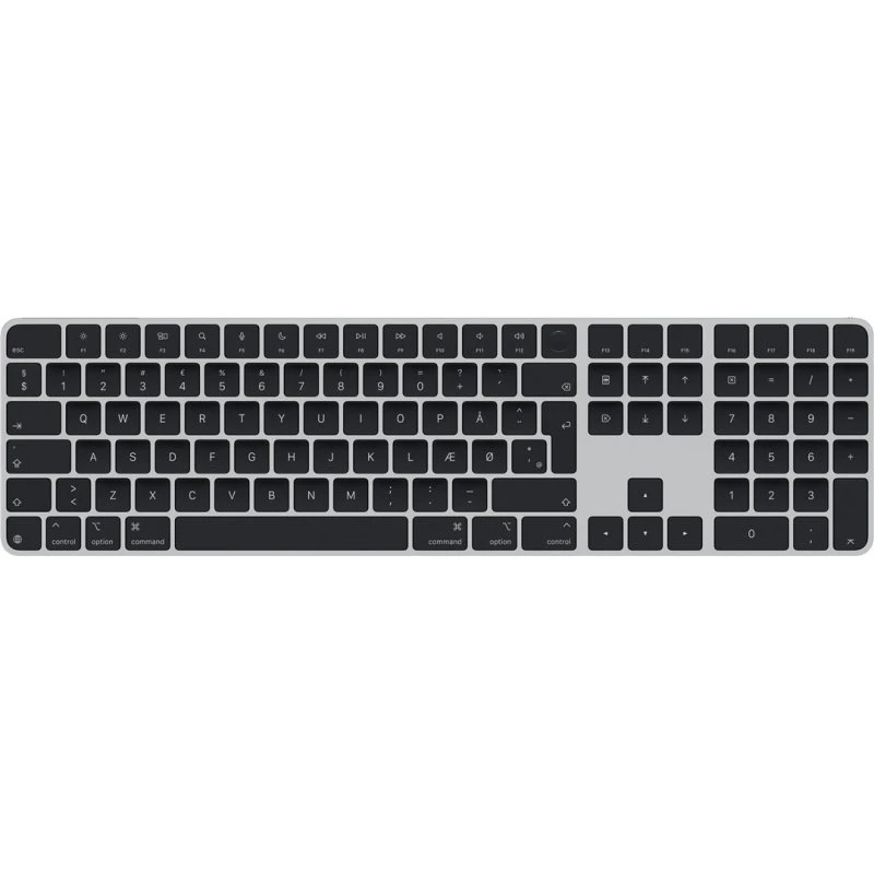 Apple Magic Keyboard med Touch ID og numerisk tastatur, dansk, trådløs