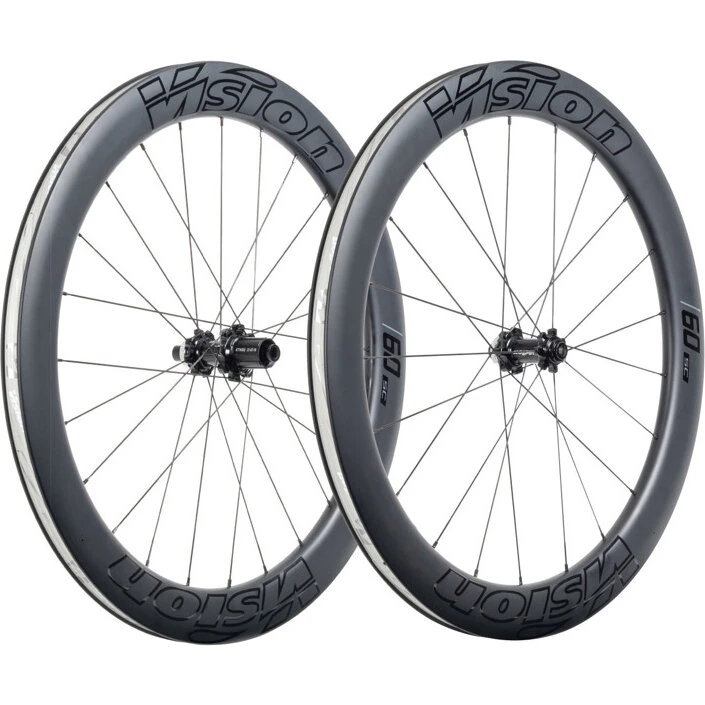 Vision SC60 700c hjulsæt - Disc Centerlock - Shimano 10-12s - Sort