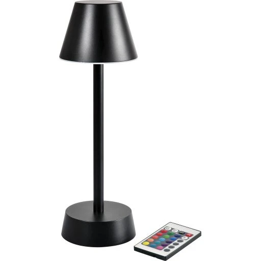 Duni Zelda genopladelig bordlampe, sort