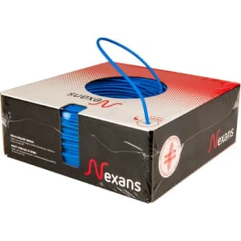 Nexans H07Z1-U 1x1,5 mm² PVL 100 m blå halogenfri