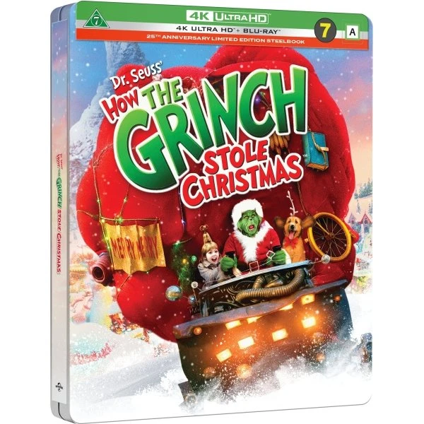 Dr. Seuss' How the Grinch Stole Christmas – Steelbook (Blu-ray)