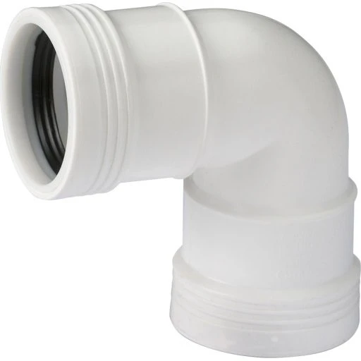 Wavin Wafix 88,5° PP bøjning 32 mm hvid