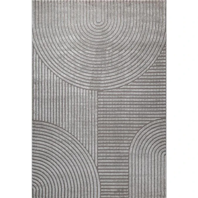 Nordstrand Home Elio Gulvtæppe 160x230 cm Grå med Mønster