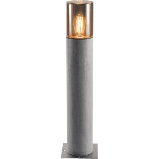 SLV Lisenne havelampe 70 cm, røget glas & basalt