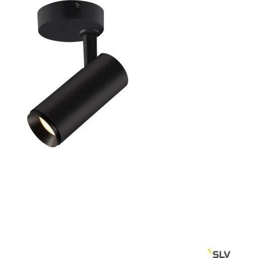 SLV Numinos S påbygningsspot, sort