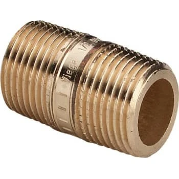 Viega 2" x 60 mm Rødgods Nippelrør