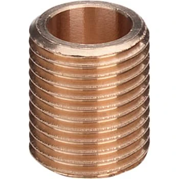 Viega 1 1/4" Rødgods Nippelrør, G-gevind