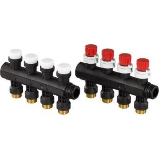 Uponor Vario Plus 1" gulvvarme fordelerrør 6 kredse