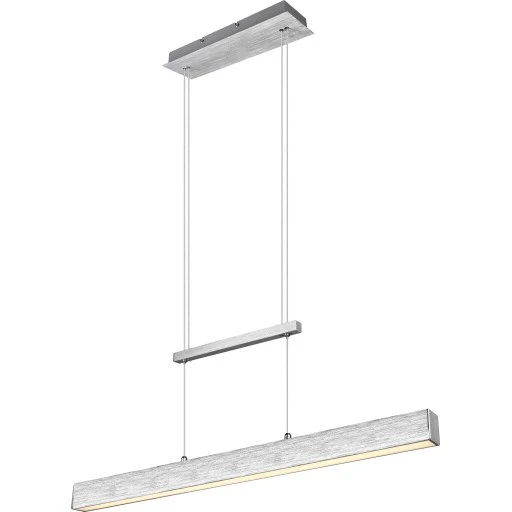 Trio Lighting Paros LED langbordspendel, aluminium, varm hvidt lys