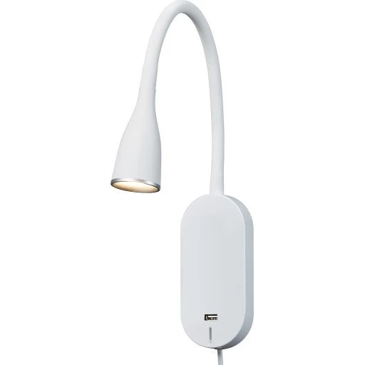 Nielsen Light Eye Væglampe med USB, Hvid