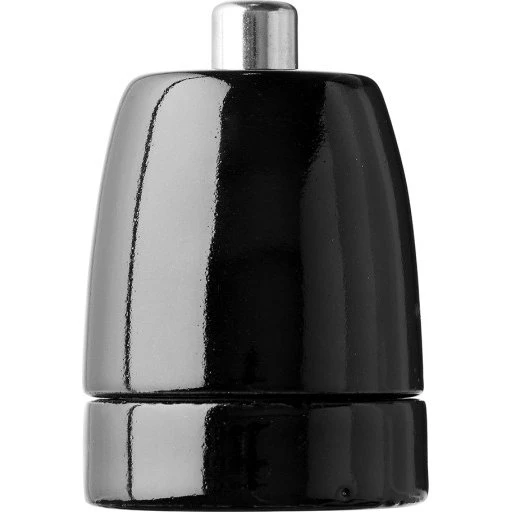 Nielsen Light porcelænsfatning E27, sort