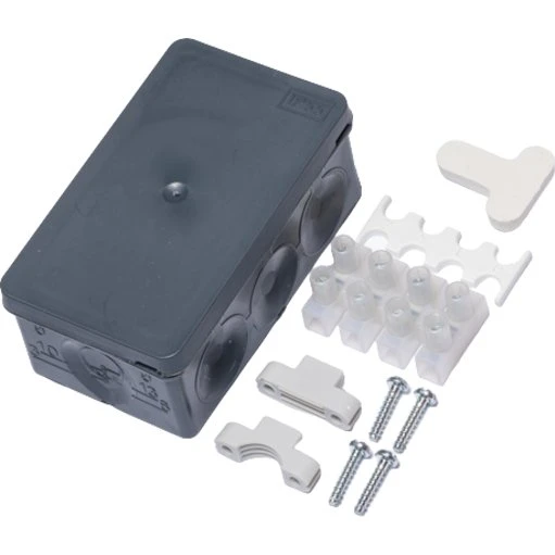 JA-US 90-55 membrandåse IP55, 10 stk, grå, 82x49x35 mm