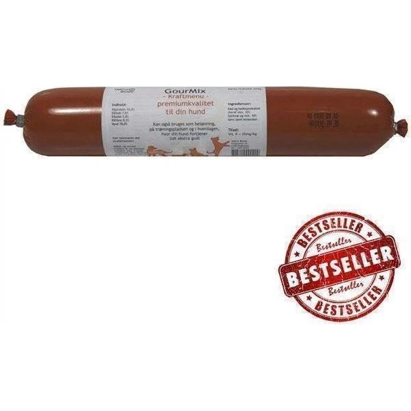 GourMix Kraftmenu pølse med fjerkræ, 800g