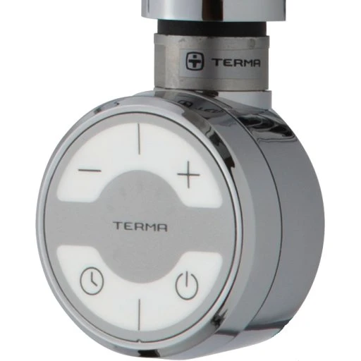 TVS 300 W el-patron med afbryder, termostat og timer – krom