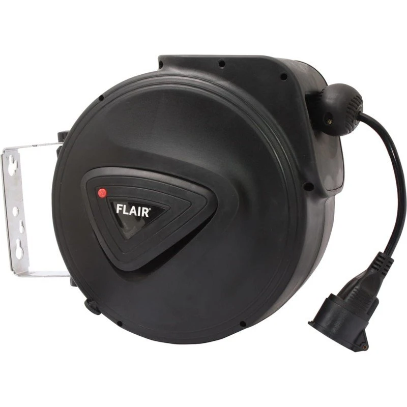 Flair Selvoprullende Kabeltromle 3x1,5mm² 20m Blå