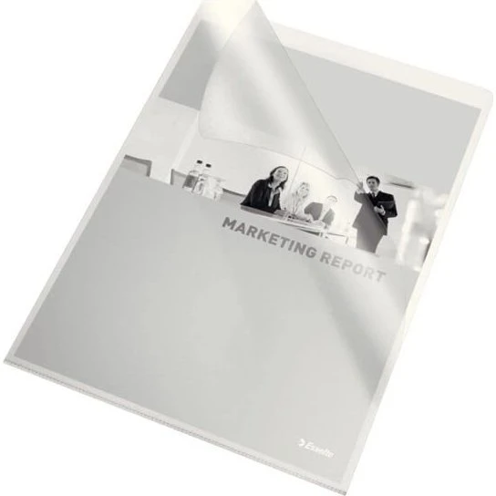 Esselte Plastomslag A4 0,115 mm Transparent 10-pak