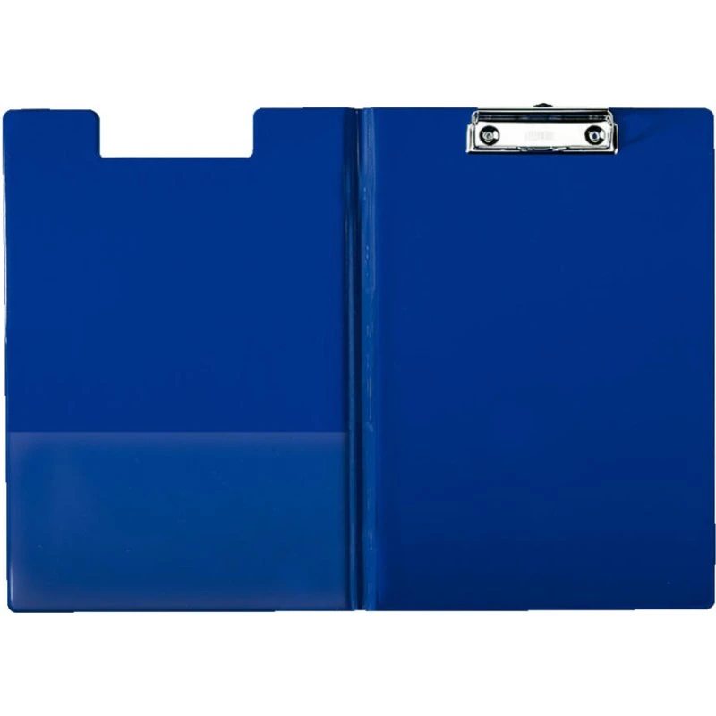 Esselte Clipboard A4 blå med omslag og penneholder