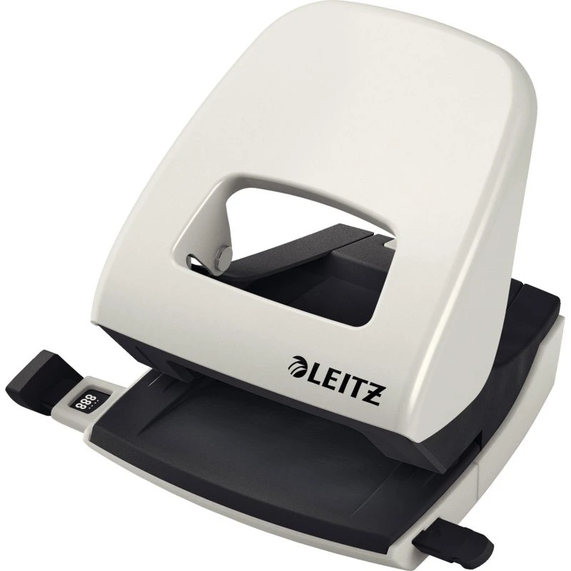 Leitz Hulapparat 5008 2-huls grå, metal