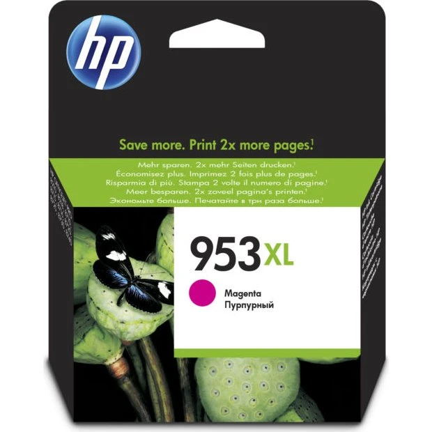 HP 953XL Magenta Høj Kapacitet, 1600 Sider