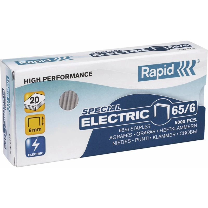 Rapid 65/6 Strong Hæfteklammer 5000 stk.